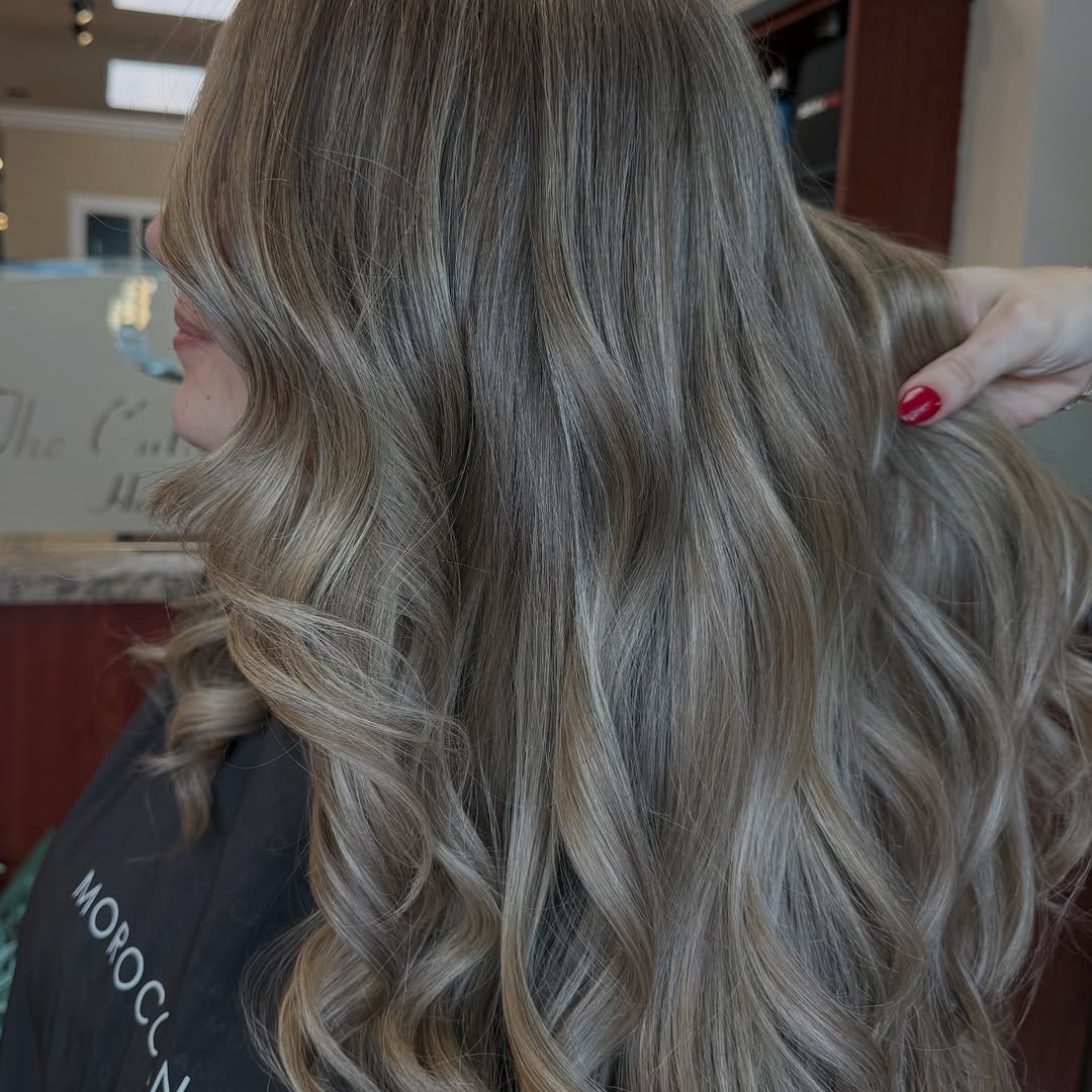 Dimensional blonde color at The Cutting Edge Hair Design, Commack NY